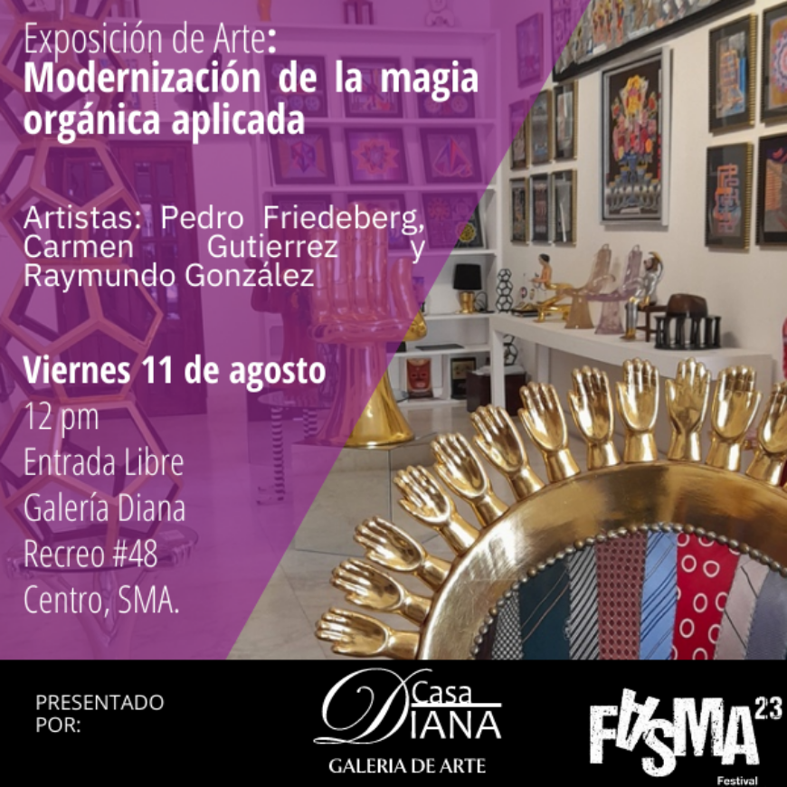 Imagen de Inauguración Exposición colectiva: Pedro Friedeberg, Carmen Gutiérrez y Raymundo González.