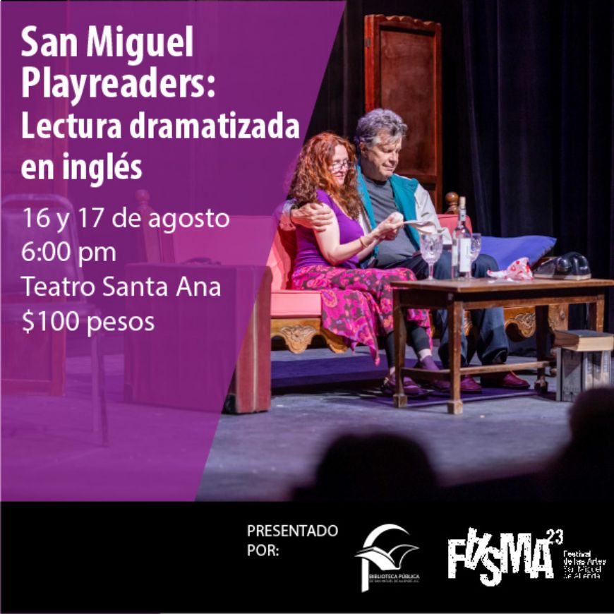 Imagen de San Miguel Playreaders: Lectura dramatizada en inglés