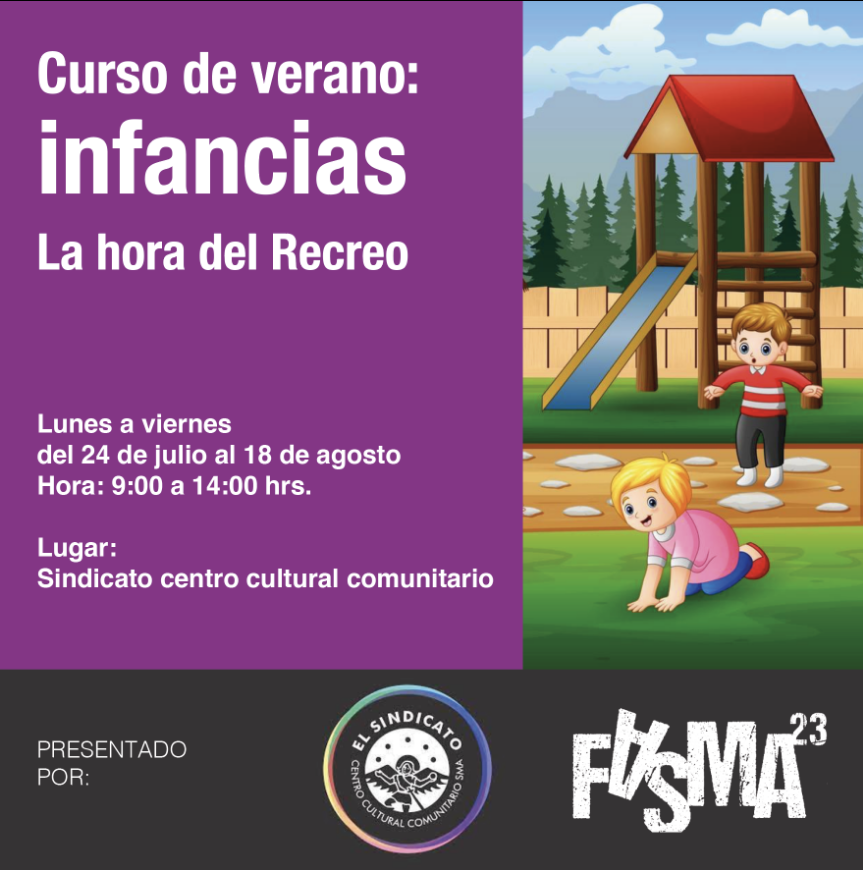 Imagen de Curso de verano:  Infancias "La hora del recreo"