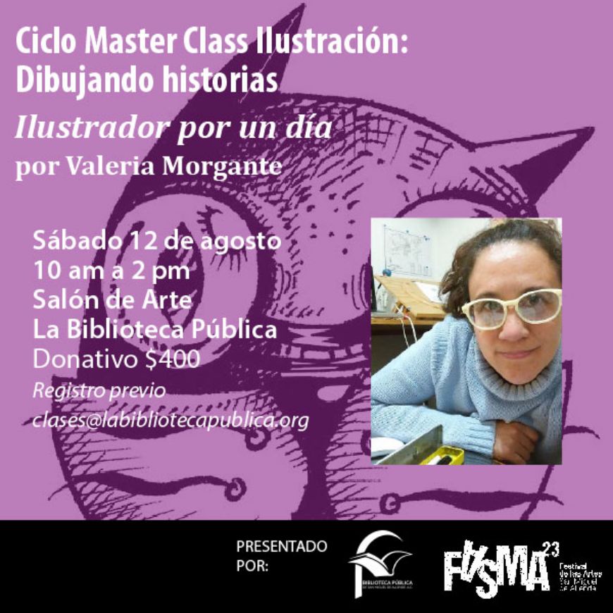 Imagen de Ciclo Master Class Ilustración: Dibujando historias Ilustrador por un día por Valeria Morgante