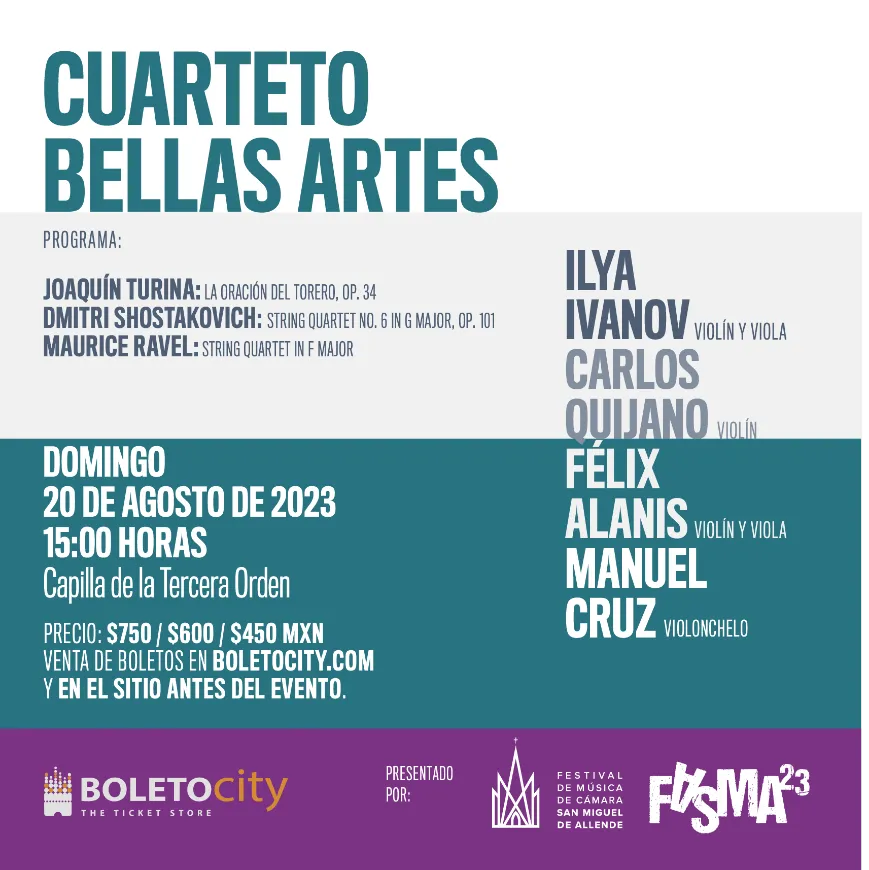 Imagen de CUARTETO BELLAS ARTES