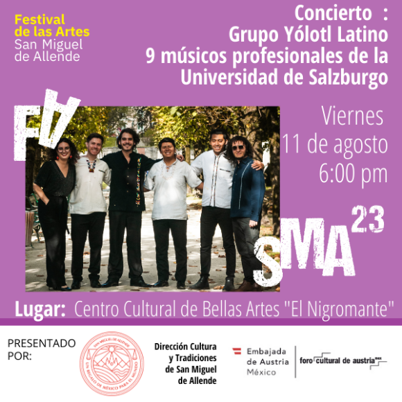 Picture of Dirección Cultura y Tradiciones de SMA y Embajada de Austria Concierto del grupo Yolotl Latino