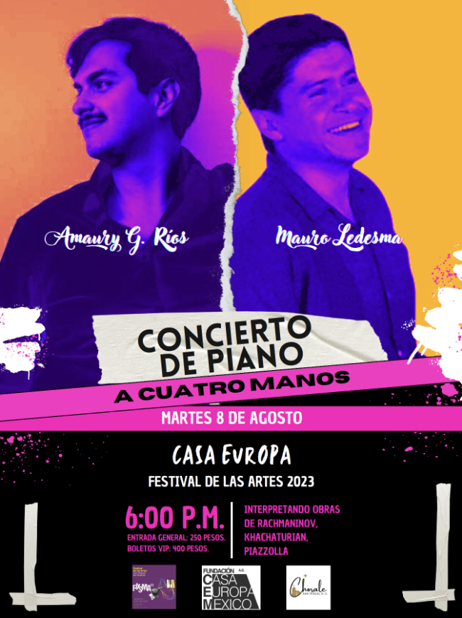 Imagen de Concierto de piano a cuatro manos